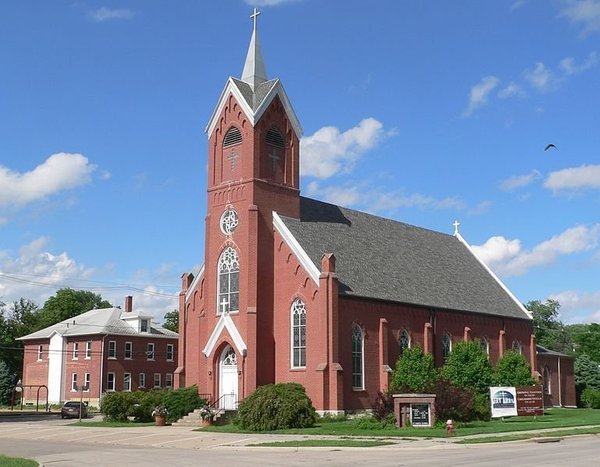 Sacred Heart Catholic Church in Crete,NE