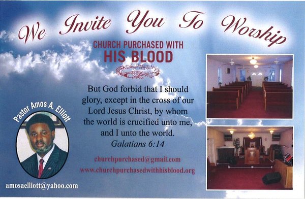 Photo of Church Purchased With His Blood